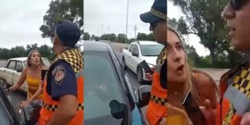 Liberaron a la mujer que se resistió a la autoridad en un control de la E-53