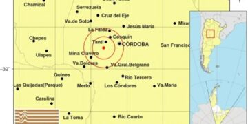 Un sismo con epicentro en Tanti sacudió a parte de la provincia