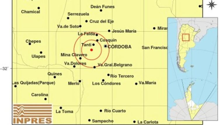 Un sismo con epicentro en Tanti sacudió a parte de la provincia