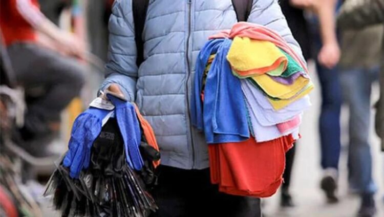 Aumentó la participación de las mujeres en las ventas informales en la zona céntrica