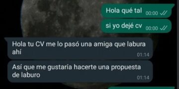 Dejó su currículum en una cafetería y recibió una propuesta indecente