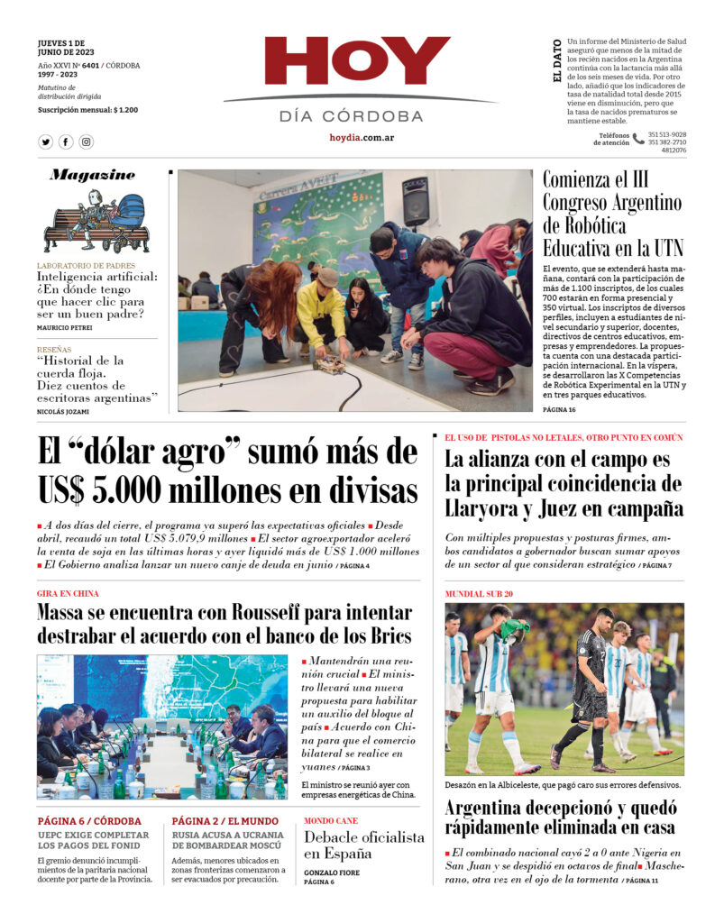 Portada 01.06.2023 Portada 01.06.2023