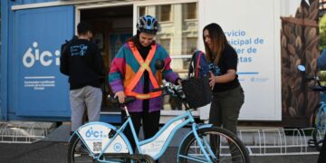 Alegría por el nuevo sistema de bicicletas