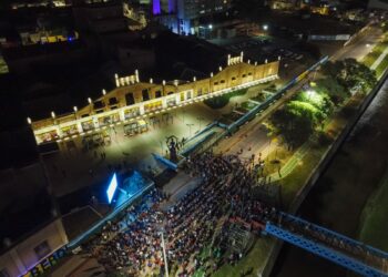 Quedó inaugurado el paseo en el exterior de la ex Cervecería