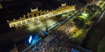Quedó inaugurado el paseo en el exterior de la ex Cervecería