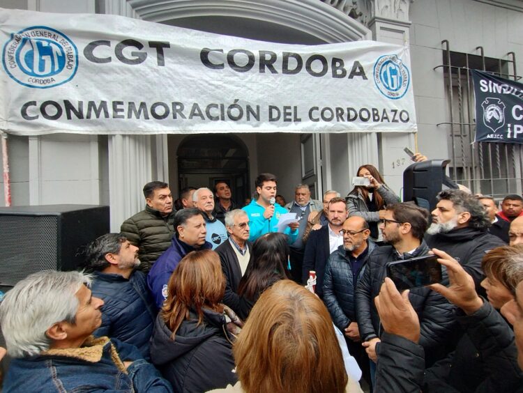 La CGT realizó un acto en la Casa de la Historia del Movimiento Obrero.