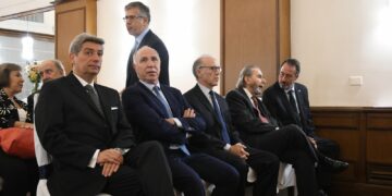 Gesto de unidad de la Corte en medio de la pelea con la Nación