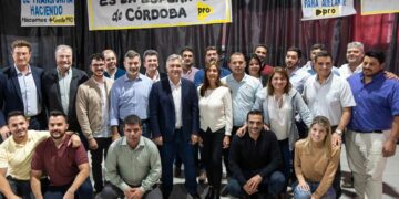 Dirigentes del PRO respaldaron a Llaryora para la Gobernación