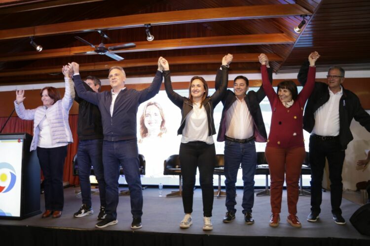El candidato a gobernador del oficialismo estuvo en Huerta Grande.