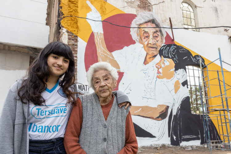 Un mural gigante recuerda a la ex Cervecería