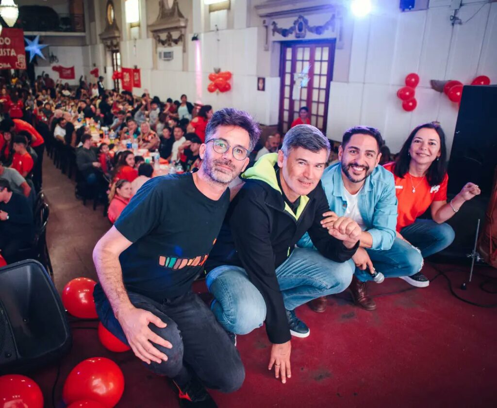 Passerini, único dirigente del PJ en el acto de la CGT local