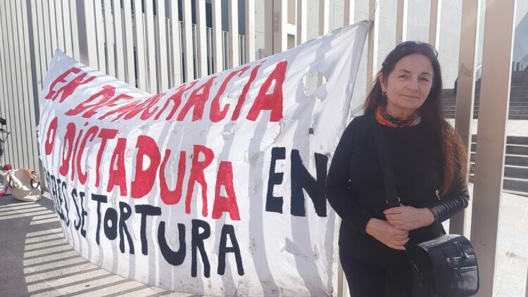 La semana pasada, se llevó a cabo una manifestación frente a Tribunales II.