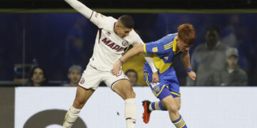 Boca rescató un empate de local ante Lanús