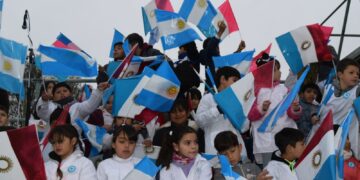 Celebraron el Día de la Bandera