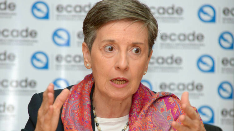 Delia Ferreira Rubio, presidenta de Transparencia Internacional.