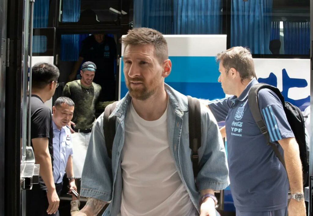 Lionel Messi ya está en Beijing para los amistosos de la doble fecha FIFA