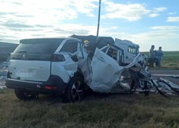 Cuatro personas fallecieron en un trágico accidente sobre la Ruta Nacional 7