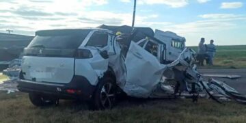 Cuatro personas fallecieron en un trágico accidente sobre la Ruta Nacional 7