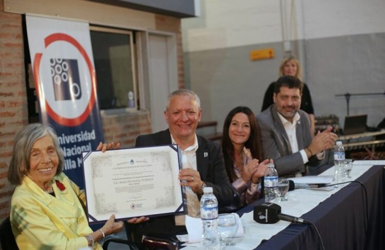 Reconocieron a Sonia Torres por su defensa de los derechos humanos