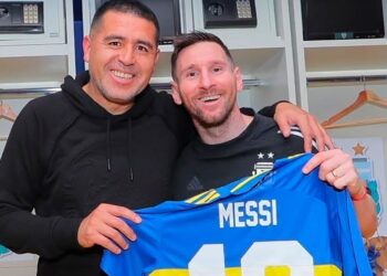 «Messi va a estar en el partido de mi despedida el 25 de junio», anunció Riquelme