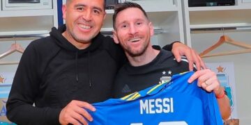 «Messi va a estar en el partido de mi despedida el 25 de junio», anunció Riquelme