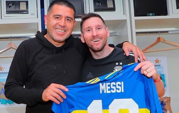 "Messi va a estar en el partido de mi despedida el 25 de junio", anunció Riquelme