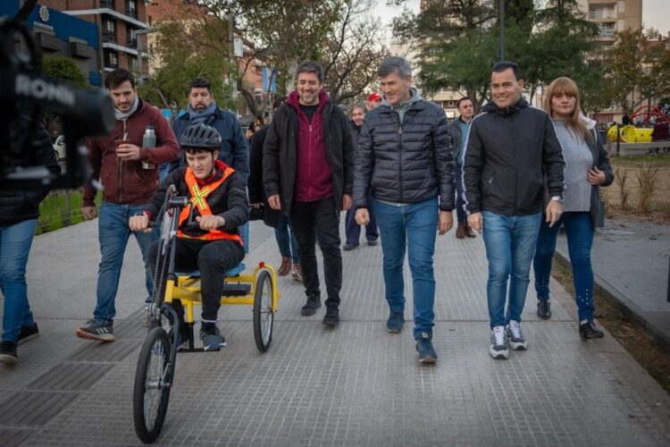 Passerini habilitó otra estación del servicio de bicicletas públicas