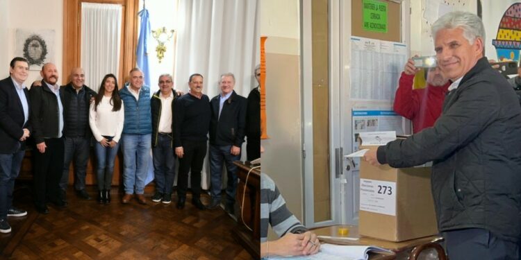 Jaldo con los gobernadores peronistas del norte (foto izquierda). Poggi daba la sorpresa anoche en San Luis (foto derecha).