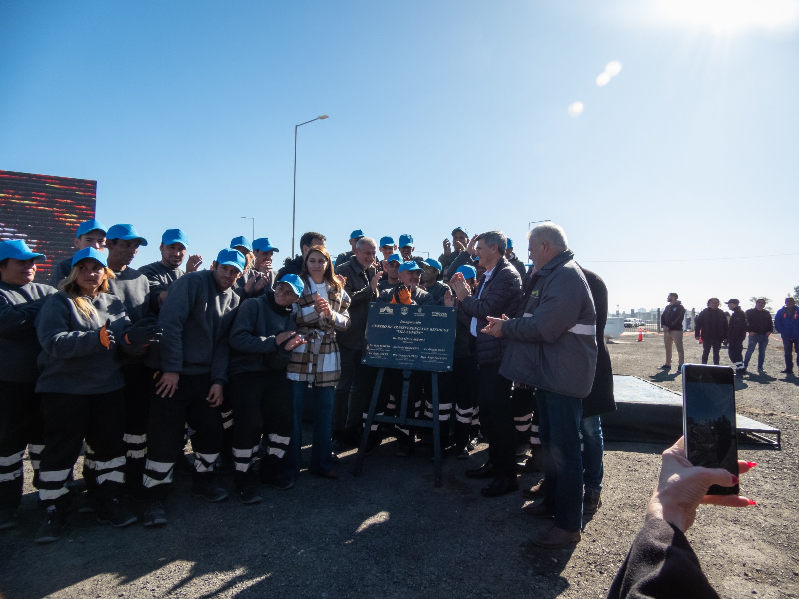 Se habilitó el segundo centro local de residuos Passerini participó de la inauguración del flamante espacio de reciclaje.