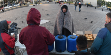 Murió un hombre en situación de calle durante la intensa ola de frío polar