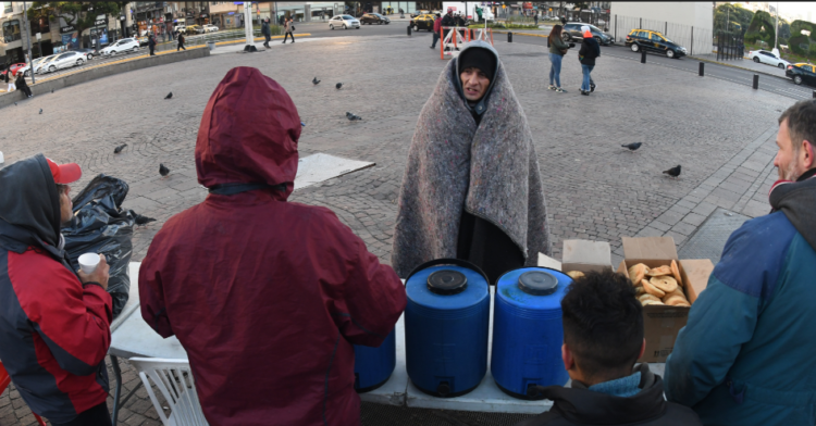 Murió un hombre en situación de calle durante la intensa ola de frío polar
