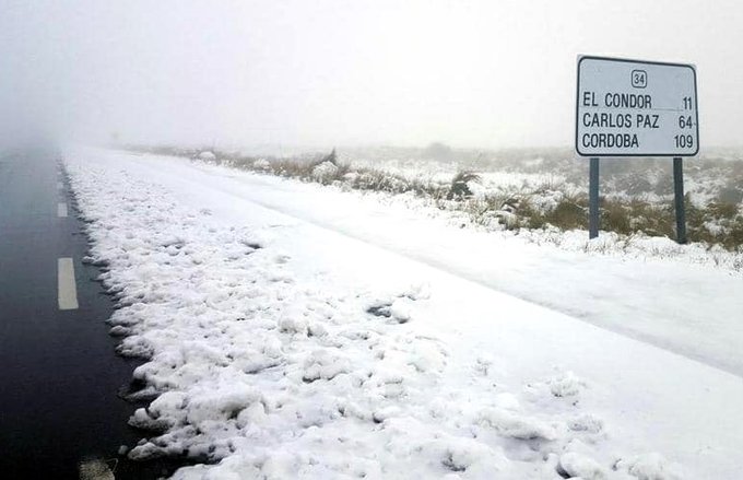 Se avecina una ola polar en las sierras de Córdoba: ¿vuelve la nieve?