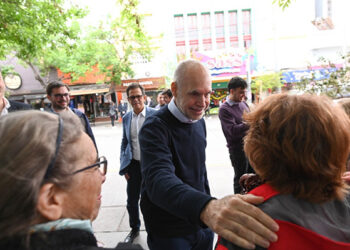 Larreta visitó Río Ceballos y se refirió a la inseguridad en la provincia