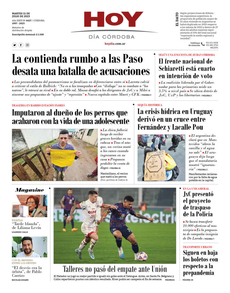 Portada 11.07.2023 Portada 11.07.2023