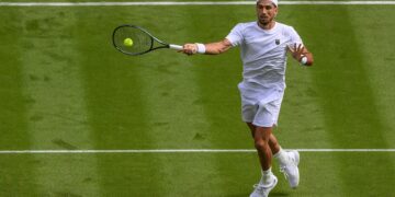 Cachín cayó ante Djokovic en Wimbledon