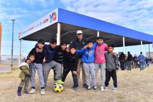 Se inauguró la puesta en valor de la plaza de barrio Marqués de Sobremonte