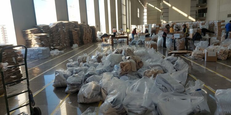 La Justicia Electoral dona 80.000 kilos de papel y cartón desechados tras las elecciones provinciales