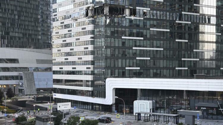 Kiev realizó ataques con drones contra edificios de la capital Rusa.