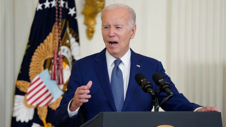 El presidente estadounidense Biden recordó a las víctimas de los tiroteos.