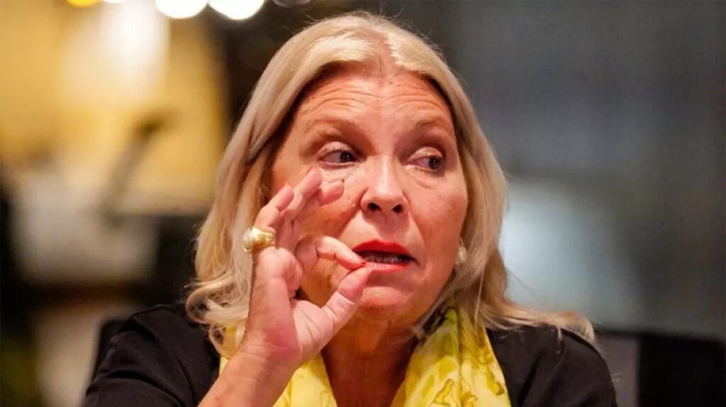 Lilita Carrió: "Los reportajes recientes son último aviso"