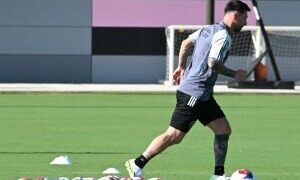 Messi se entrenó por primera vez en el Inter Miami de cara a su debut el próximo viernes