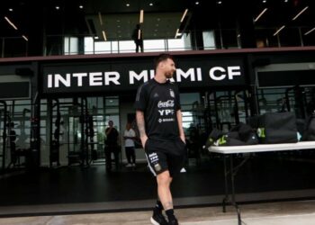 Messi realiza su primer entrenamiento junto al plantel de Inter Miami
