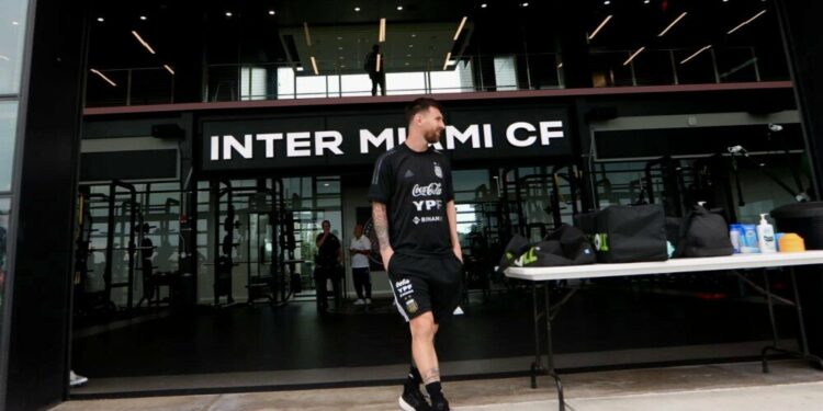 Messi realiza su primer entrenamiento junto al plantel de Inter Miami