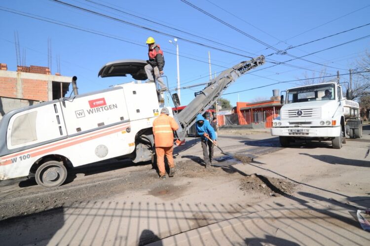 Villa El Libertador: avanza el plan de recuperación de calles