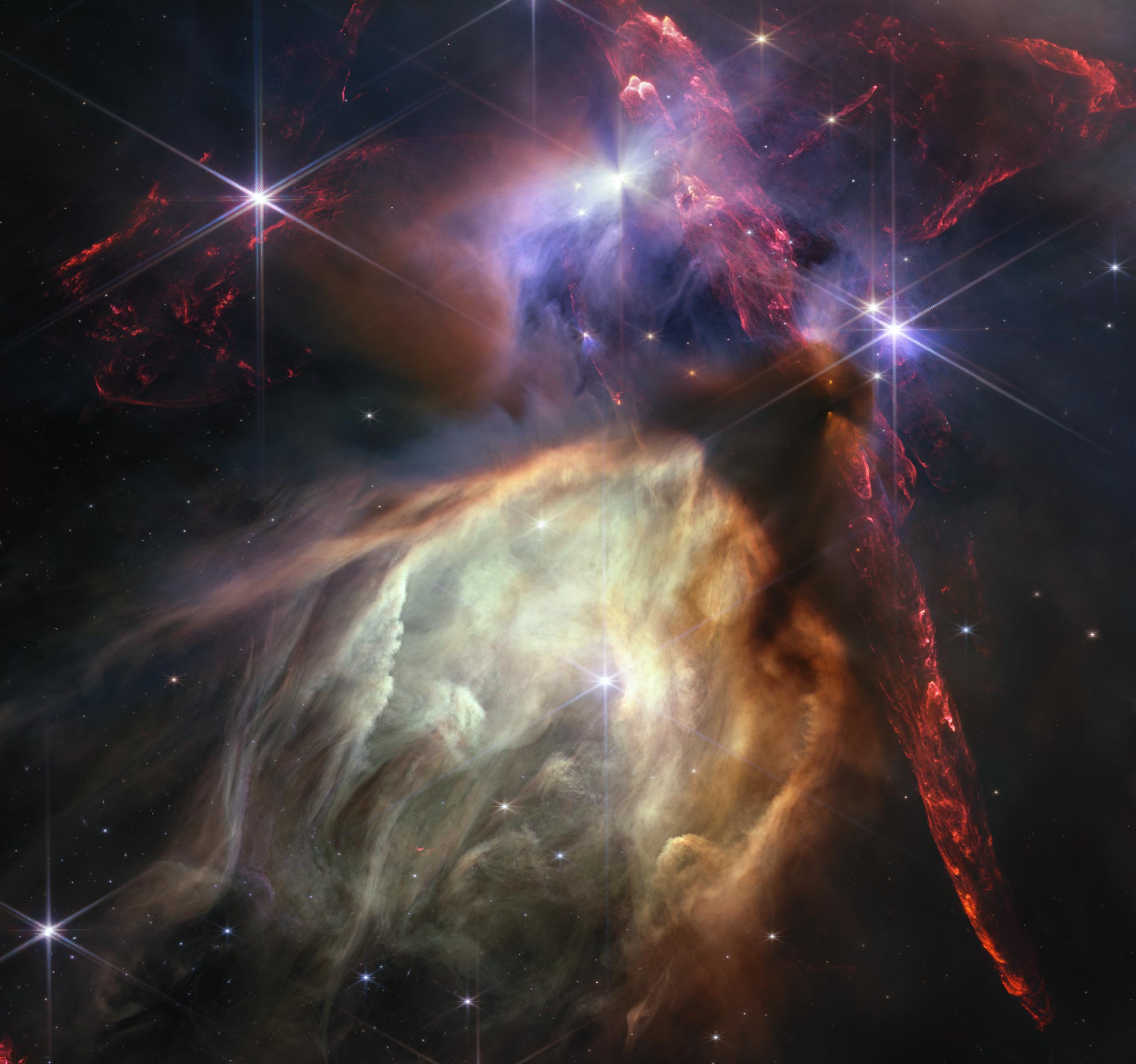 La Nasa compartió una alucinante imagen del nacimiento de estrellas similares al sol