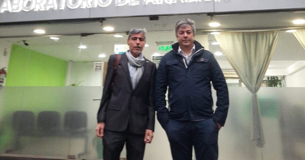 Quinteros y su equipo se hicieron pruebas toxicológicas Quinteros y su equipo se hicieron pruebas toxicológicas