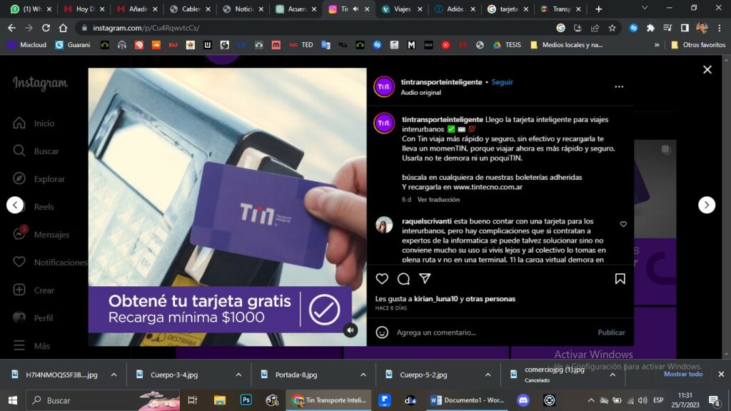 Distribuyen tarjetas TIN sin costo en la Terminal de Córdoba