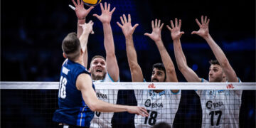 Argentina se despidió de la VNL con una dura derrota ante Italia