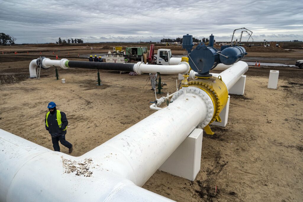 Arrancó la distribución de gas proveniente de Vaca Muerta