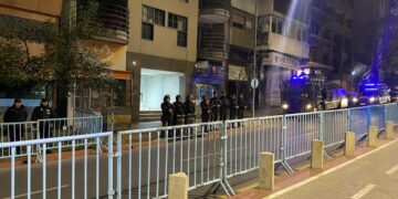 Gran operativo en el centro cordobés por una manifestación de organizaciones sociales